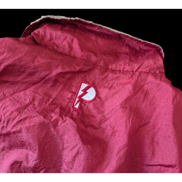 Vintage Pro Player Alabama Crimson Tide Windbreaker Jacket XL NCAA Football 90s - Picture 7 of 10